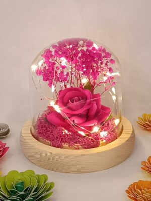 Cúpula pequeña con flor