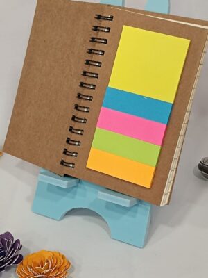 Libreta con post-it