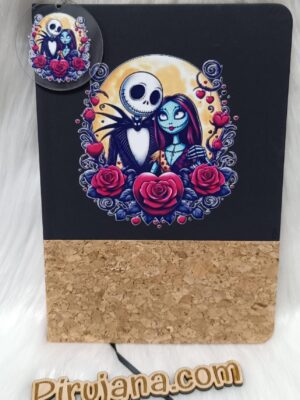 Libreta tamaño Cuartilla con llavero a juego