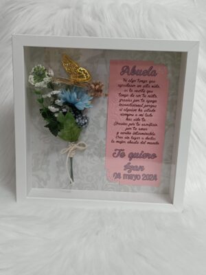 Cuadro con mensaje personalizado