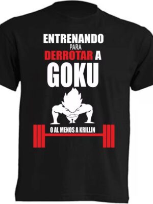 Camiseta DBz Entrenando Día del Padre