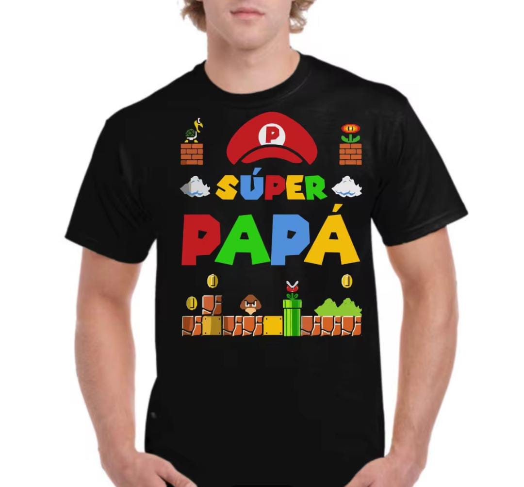 Camiseta Super Mario Día del Padre