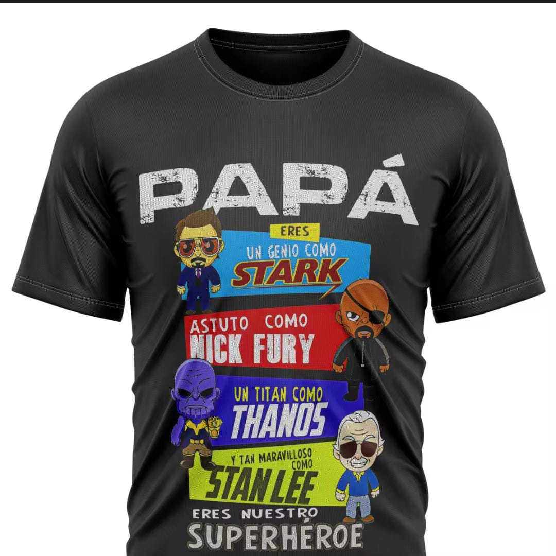 Camiseta Marvel Día del Padre