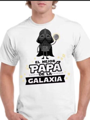 Camiseta Star Wars Blanca Día del Padre