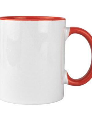 Taza asa redonda roja
