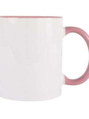 Taza asa redonda rosa