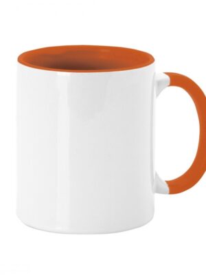 Taza asa redonda naranja