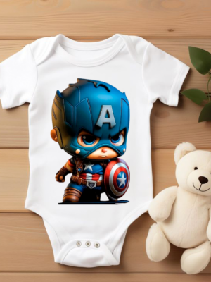 Body bebé Marvel “Mini Capitán América”