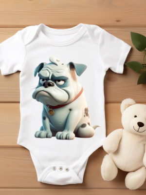 Body bebé “Mini Bulldog Gruñón”