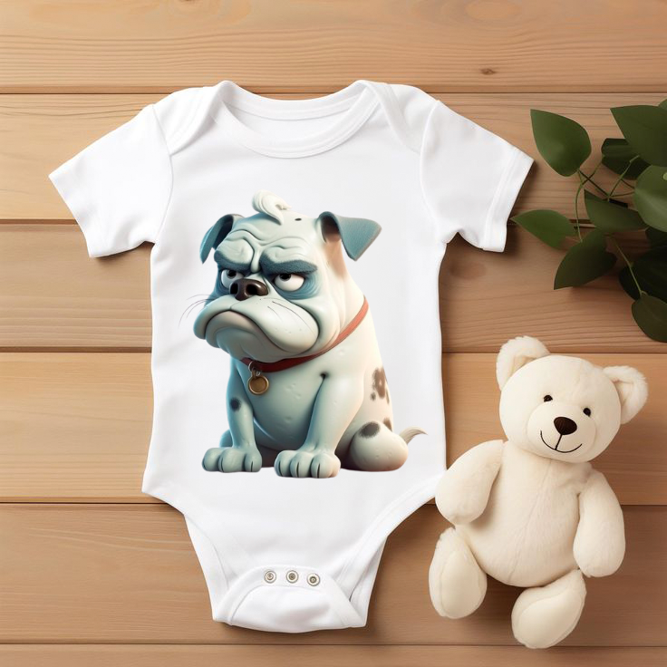 Body bebé “Mini Bulldog Gruñón”