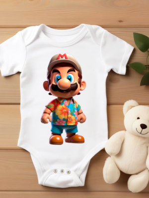 Body bebé Super Mario “Mini Mario”