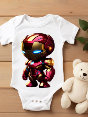 Body bebé Marvel “Mini Iron Man”