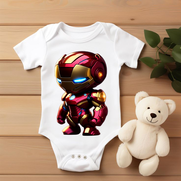 Body bebé Marvel “Mini Iron Man”