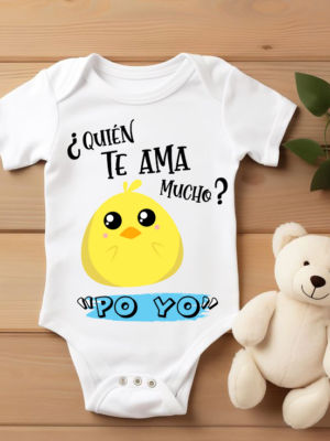 Body bebé “¿Quién te ama mucho? Po Yo”